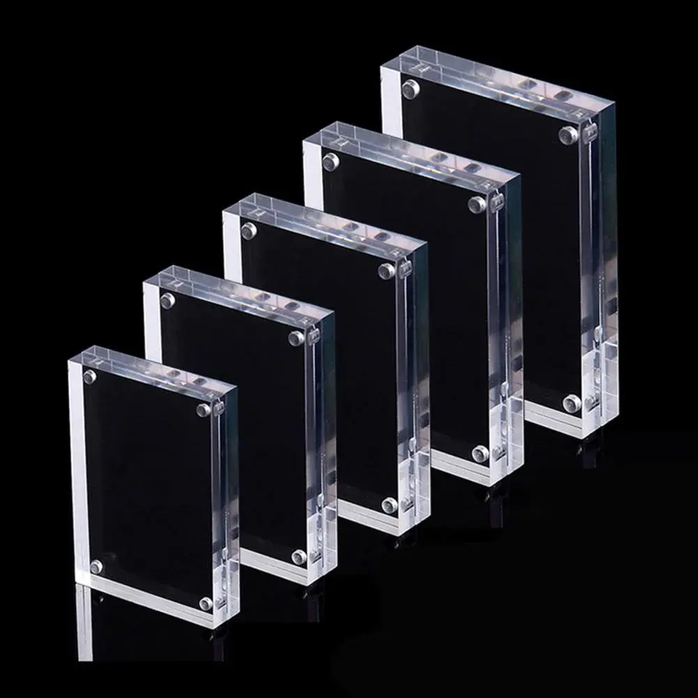 Decor Photo Frame Desktop Home Hot Sale 1pc Acrylic Gift Thanksgiving Transparent Practical Replacement Durable