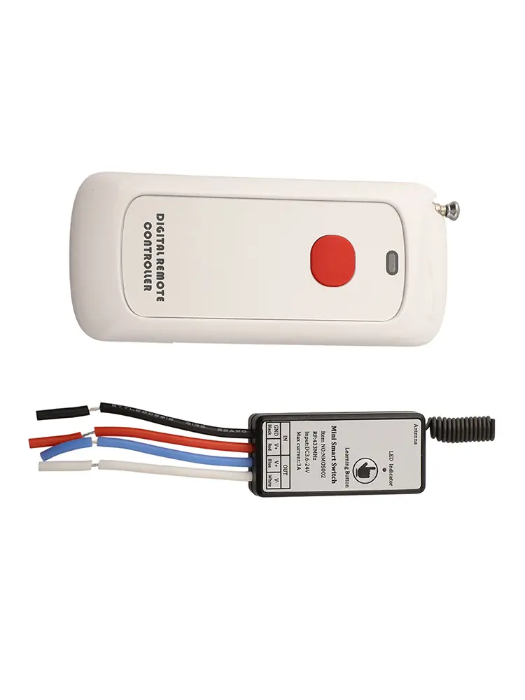 Compact Wireless Remote Control Feeder Activator Compatible with Standard 6V and 12V Feeders for Easy Activation
