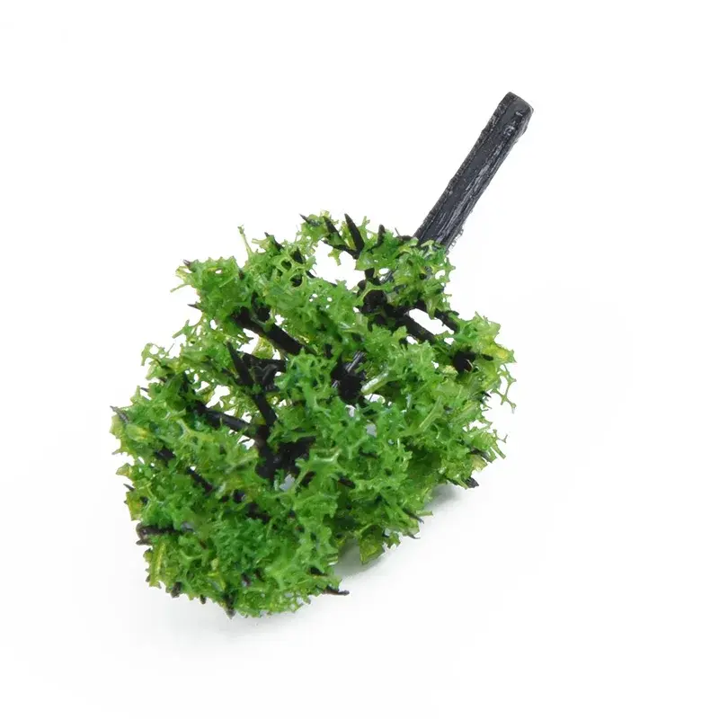40Pcs Plastic Model Train Artificial Miniature Tree Scenery Railroad Decoration Building Landscape Accessories Toys For Kids