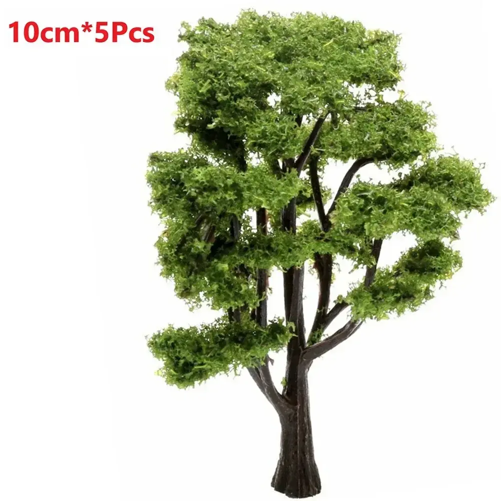 10 Pieces Model Tree 1:100 -1:150 Train Railway Model Tree Landscape Diorama Arrangement Artificial Tree 8cm 10cm