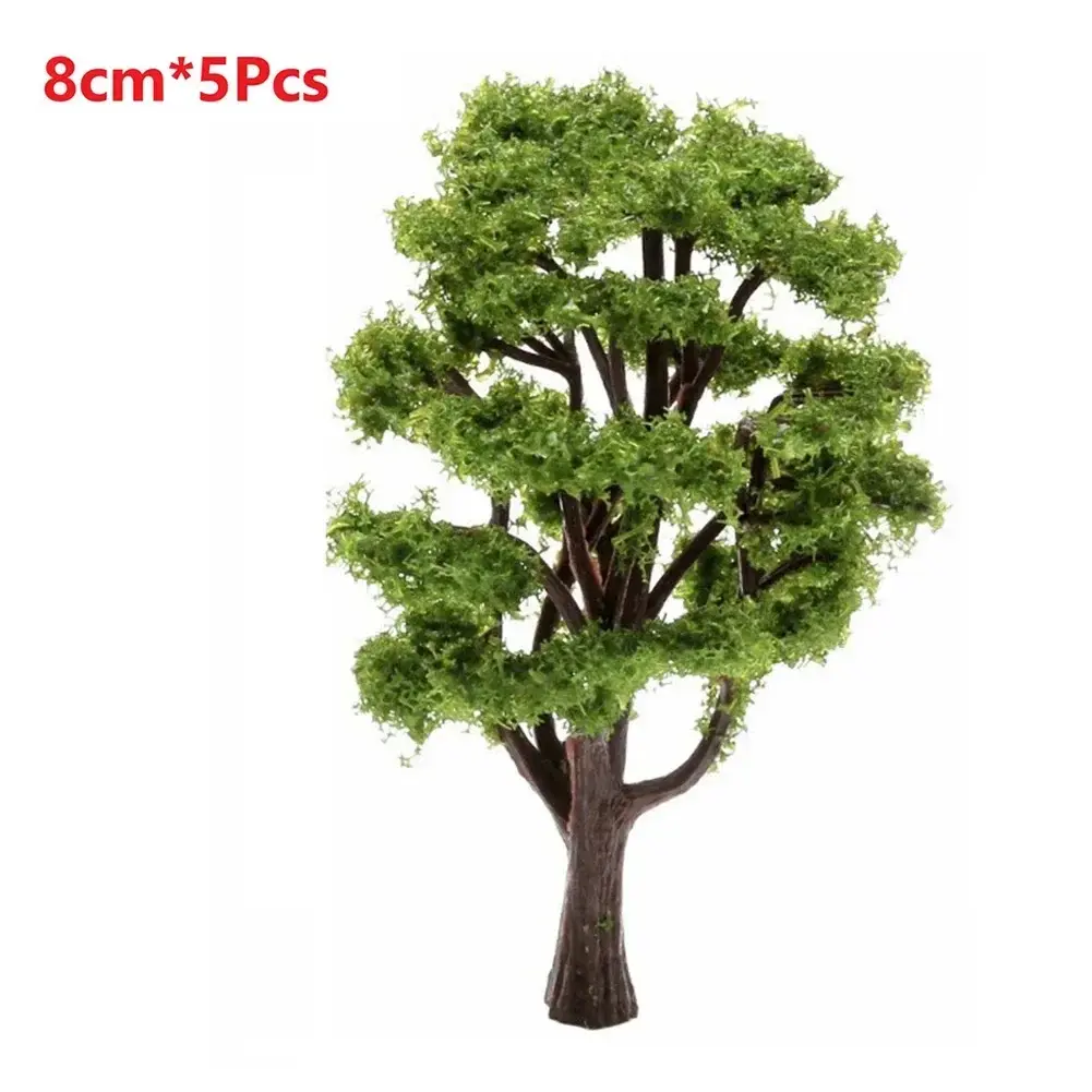 10 Pieces Model Tree 1:100 -1:150 Train Railway Model Tree Landscape Diorama Arrangement Artificial Tree 8cm 10cm