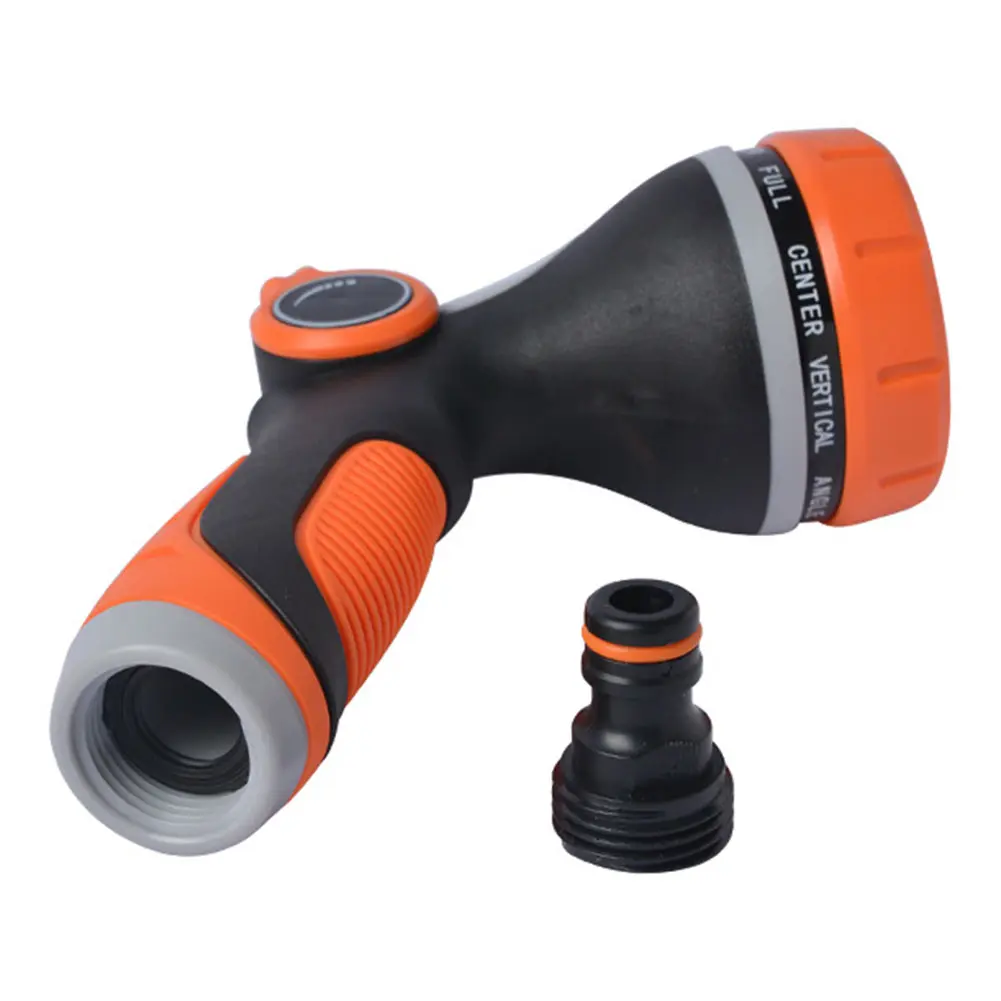 For Car Wash 10 Functions Hose Nozzle Car Wash Nozzle Adjustable Water Pressure Wear-resistant Corrosion-resistant