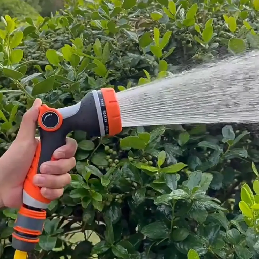 For Car Wash 10 Functions Hose Nozzle Car Wash Nozzle Adjustable Water Pressure Wear-resistant Corrosion-resistant