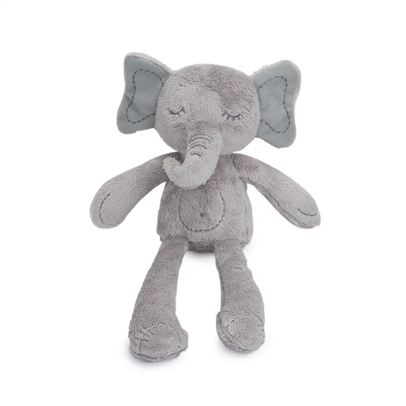 32cm Grey Elephant Stuffed Animal, Gifts for Newborn, Snuggle Elephant Plush Sleeping Toys