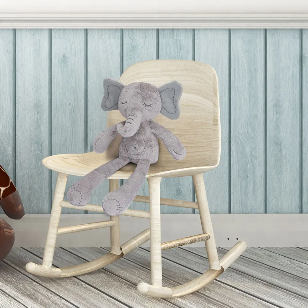 32cm Grey Elephant Stuffed Animal, Gifts for Newborn, Snuggle Elephant Plush Sleeping Toys