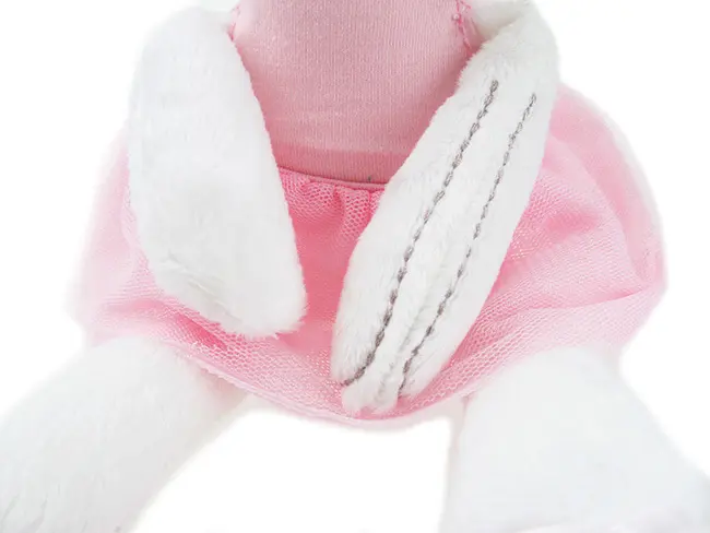 31cm Bunny Plush Dolls Easter Gift  Soft Stuffed Animal Toys Pink Ballerina Dress Rabbit Toy