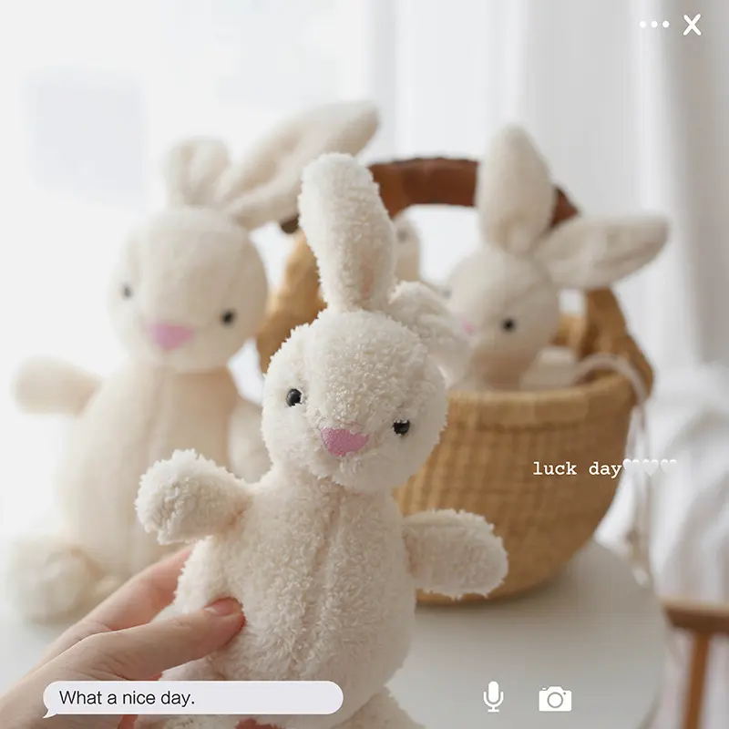 Soft Stuffed Animal Rabbits Doll White Rabbit Toys For Baby Children Birthday Christmas Gifts