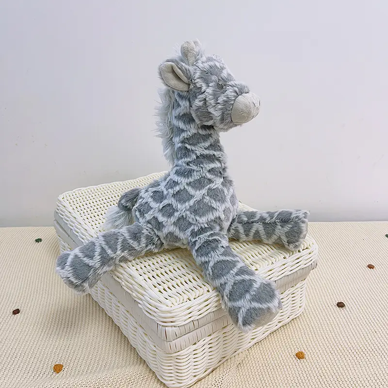 Baby Plush Stuffed Toys Cartoon Giraffe Soothe Appease Toy For Newborn Soft Comforting Sleeping Doll Gift