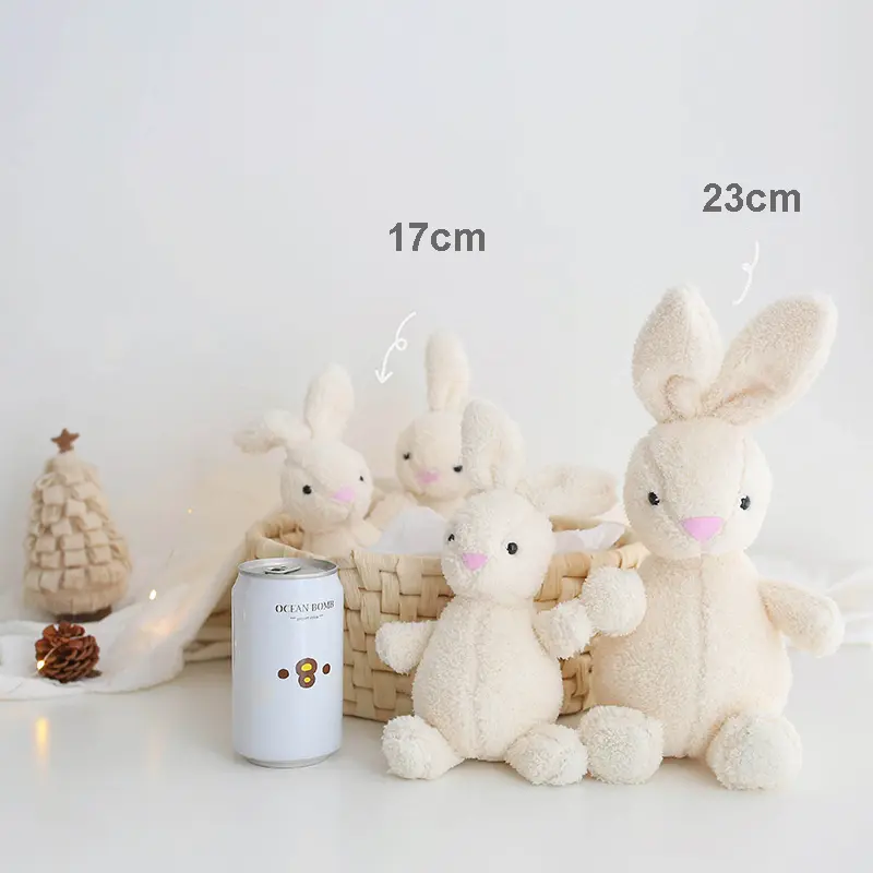 Soft Stuffed Animal Rabbits Doll White Rabbit Toys For Baby Children Birthday Christmas Gifts