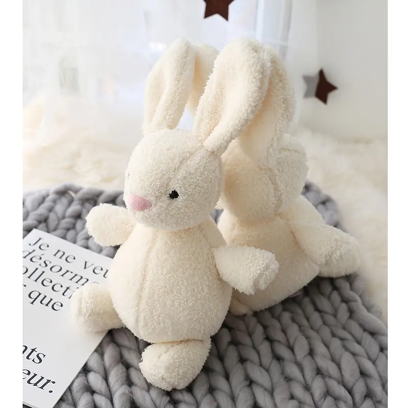 Soft Stuffed Animal Rabbits Doll White Rabbit Toys For Baby Children Birthday Christmas Gifts