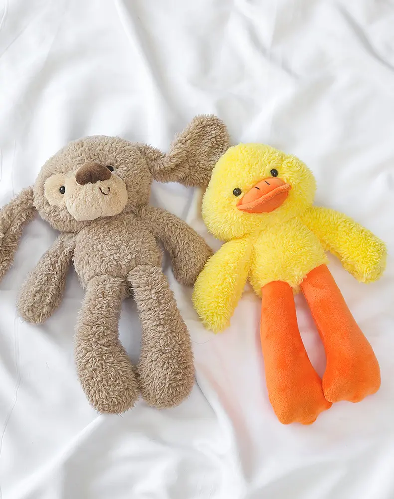 30CM Fluffy Cartoon Plushies Toy Kawaii Bear Frog Sheep Monkey Duck Dogs Cat Appease Dolls Baby Gifts