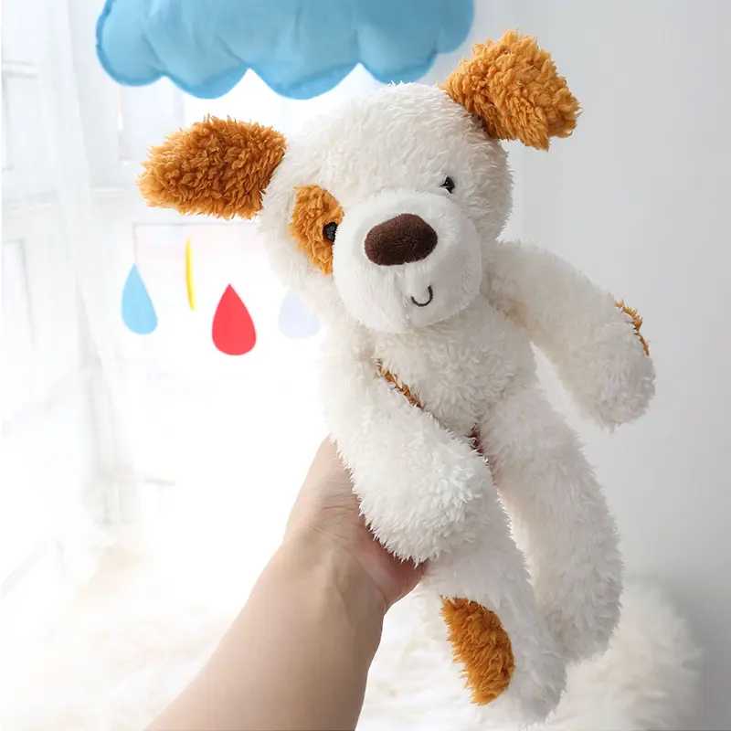 30 cm Cute Fluffy Bear Plush Toy Stuffed Cartoon Animals Yellow Duck Pig Dog Monkey Baby Plushies Dolls For Kid
