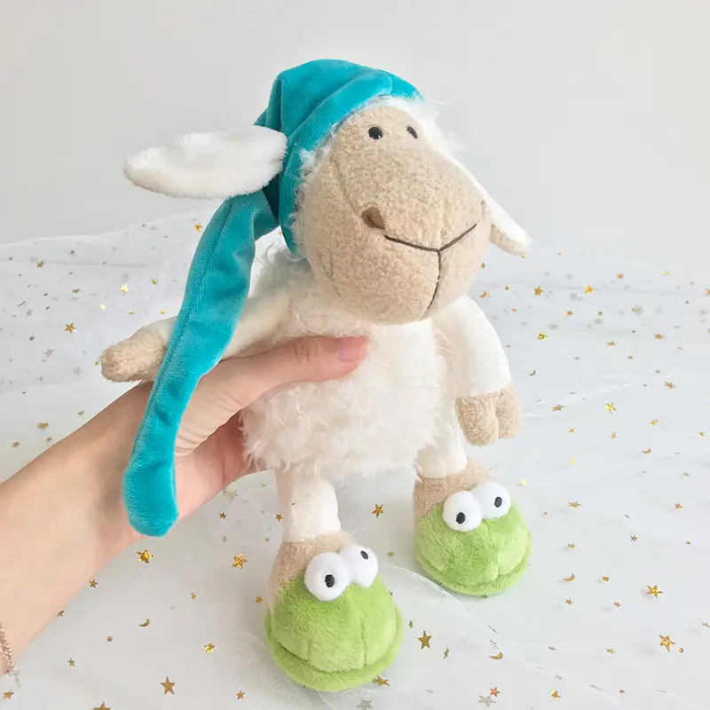 25cm Lamb Stuffed Animal - Bunny Plush Toy - Baby Gifts - Cute Fluffy Sheep Rabbit Toys