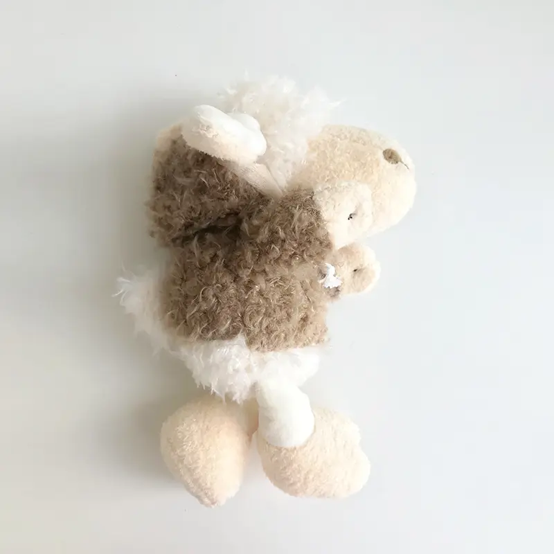25cm Soft Plush Toy Sheep Stuffed Animal with Hat Baby Gifts Cute Fluffy Lamb Appease Toys