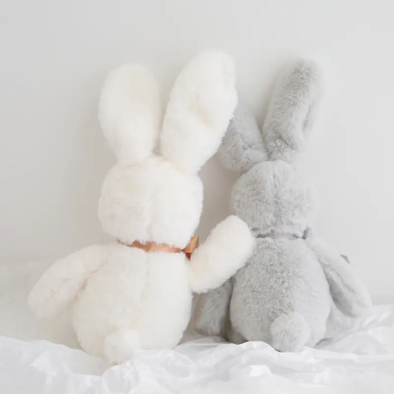25cm Rabbit Plush Toys Cute Long Ears Bunny Doll For Children Soft Plush Stuffed Animal Appease Sleeping Toys