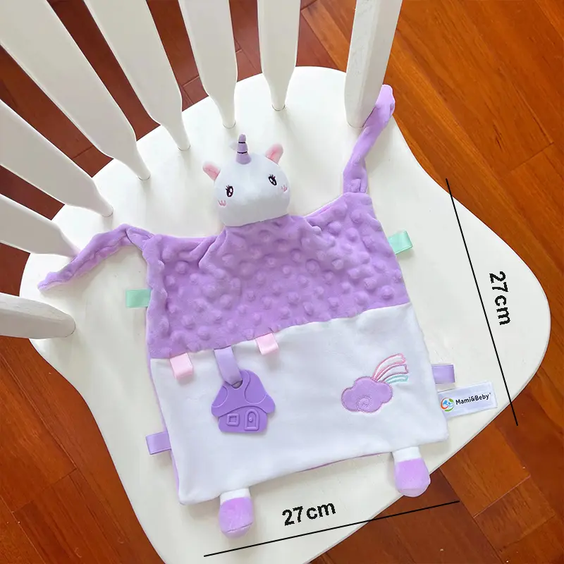 Newborn Baby Soothe Appease Towel Comfortable Bunny Elephant Plush Stuffed Baby Toys Security Tag Cute Stuffed Animal Blanket