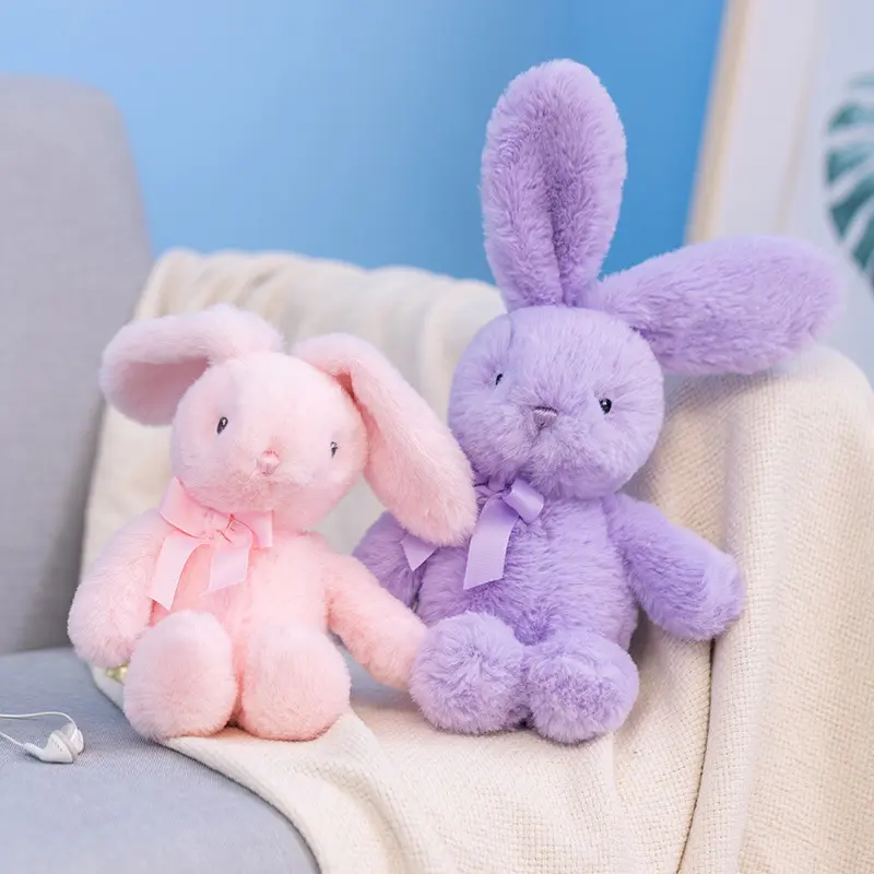 Newest 25 cm Soft Stuffed Animal Bunny Rabbit Toys for Kids Baby Girls Plush Toy Xmas Gift