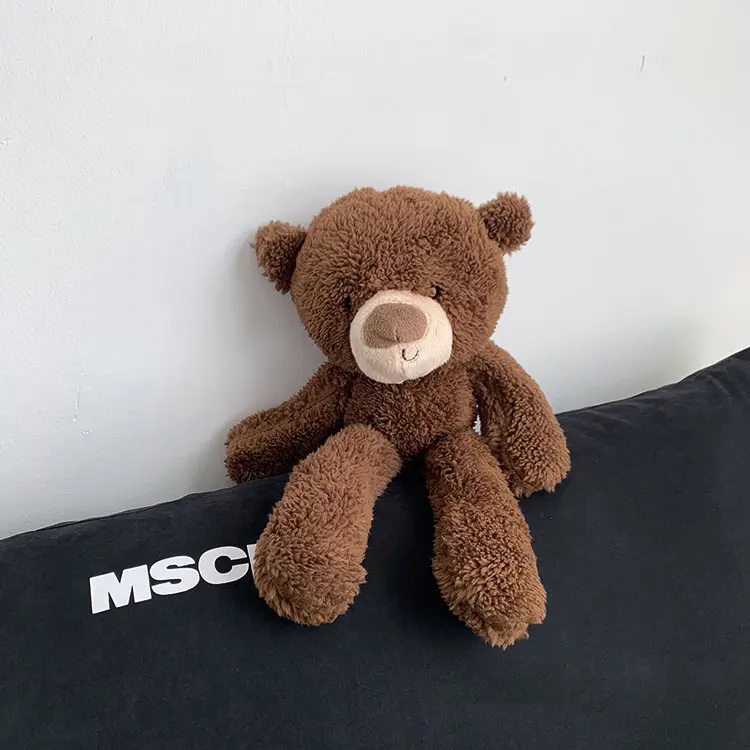 30cm Fluffy Bear Plush Toys Soft Brown Bears Stuffed Cartoon Animals Baby Appease Toys Doll for Children