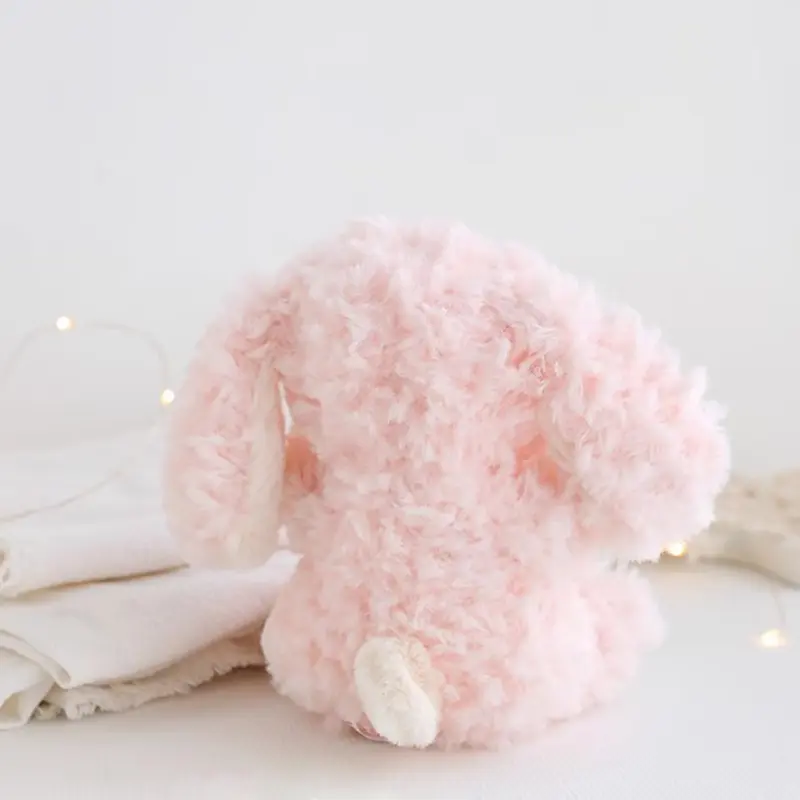 14cm Cute Fluffy Hair Bunny Plush Toys Cartoon Rabbit Animal Stuffed Dolls Children Accompany Appease Toy