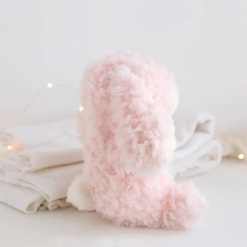 14cm Cute Fluffy Hair Bunny Plush Toys Cartoon Rabbit Animal Stuffed Dolls Children Accompany Appease Toy