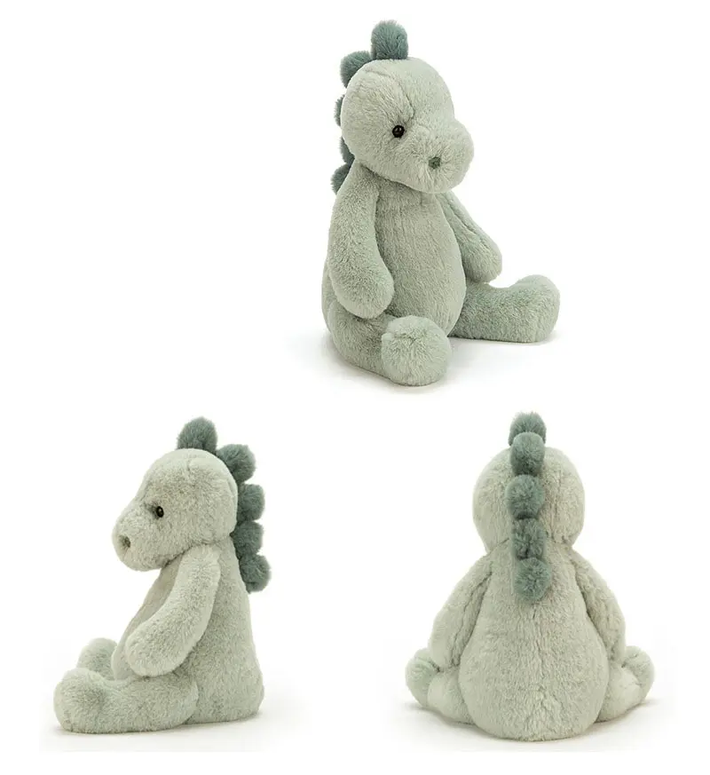 Cute Soft Fluffy Rainbow Bear Baby Frog 30 cm Cuddly Doll Dinosaur Stuffed Cartoon Animals Kids Appease Toys