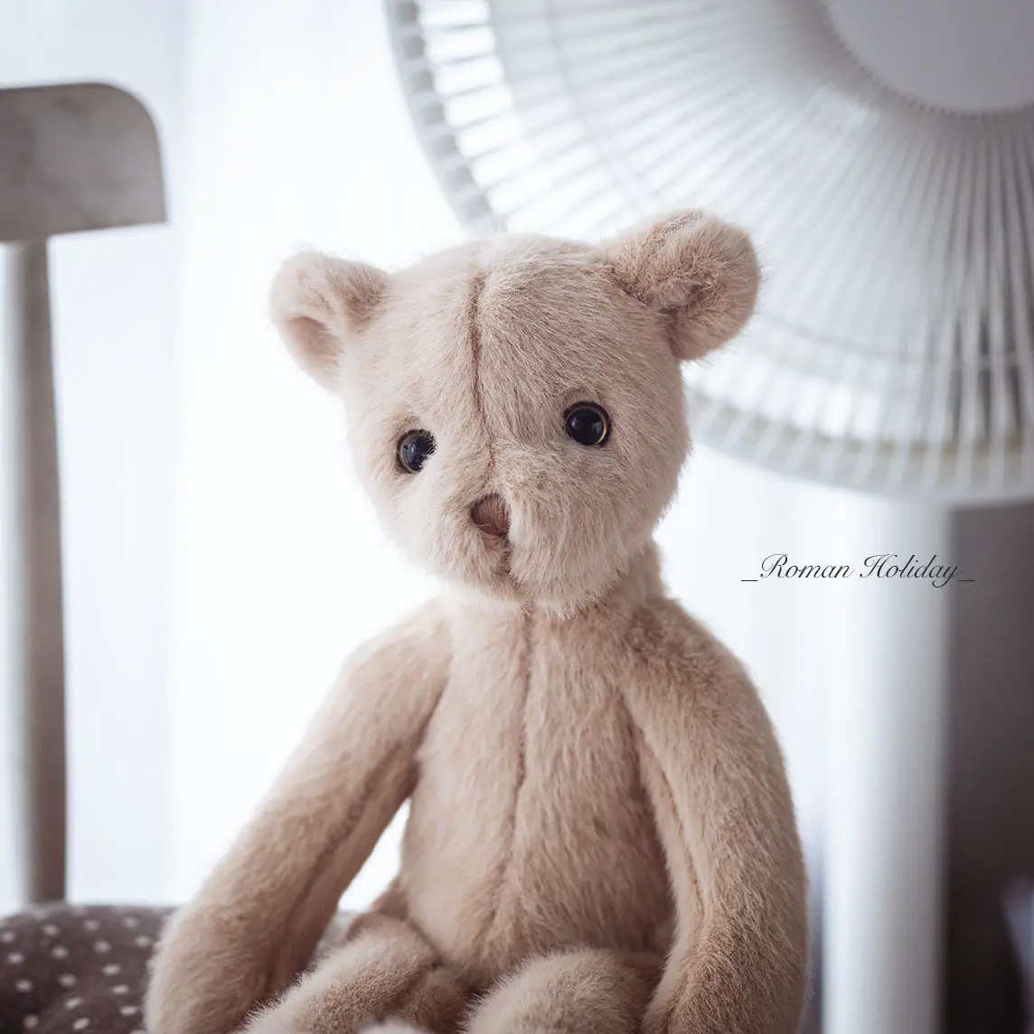 33cm INS Nordic Cute Grey Khaki Teddy Bear Soft Stuffed Animals Kids Sleeping Cartoon Plush Toy Dolls Children Friends  Birthday