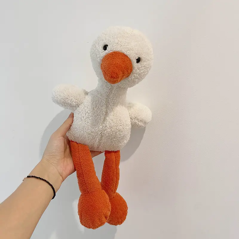 Cute Cartoon Frog Duck Plush Toys Stuffed Animal Long Leg  Elephant Bunny Panda Baby Appease Toy Baby Kids Home Decoration 40cm