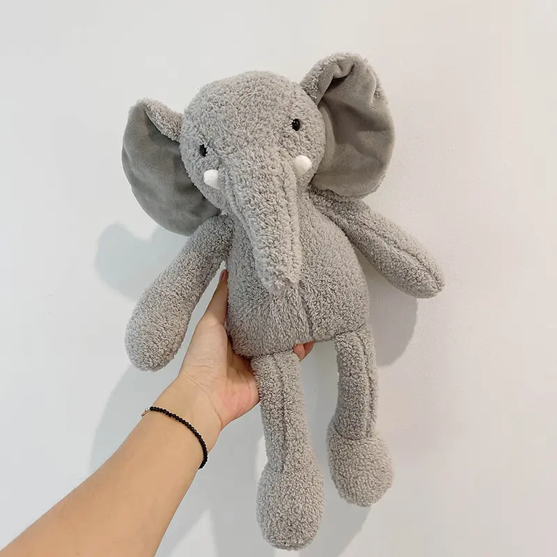 Cute Cartoon Frog Duck Plush Toys Stuffed Animal Long Leg  Elephant Bunny Panda Baby Appease Toy Baby Kids Home Decoration 40cm