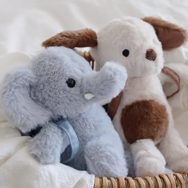 22m Backpack Elephant Dog Plush Doll Cute Cartoon Soothing Animal Comfort Doll Home Bedroom Kids Gifts
