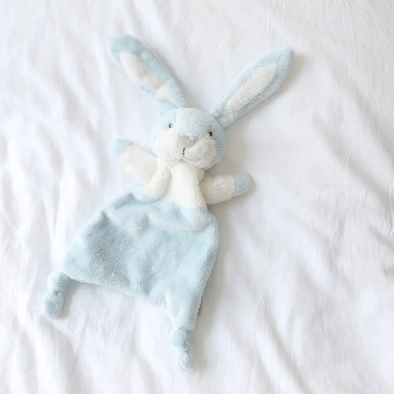 Baby Towel Infant Soothe Appease Towel Soft Plush Comforting Toy Towel Cute Rabbit Appease Baby Sleep Toys