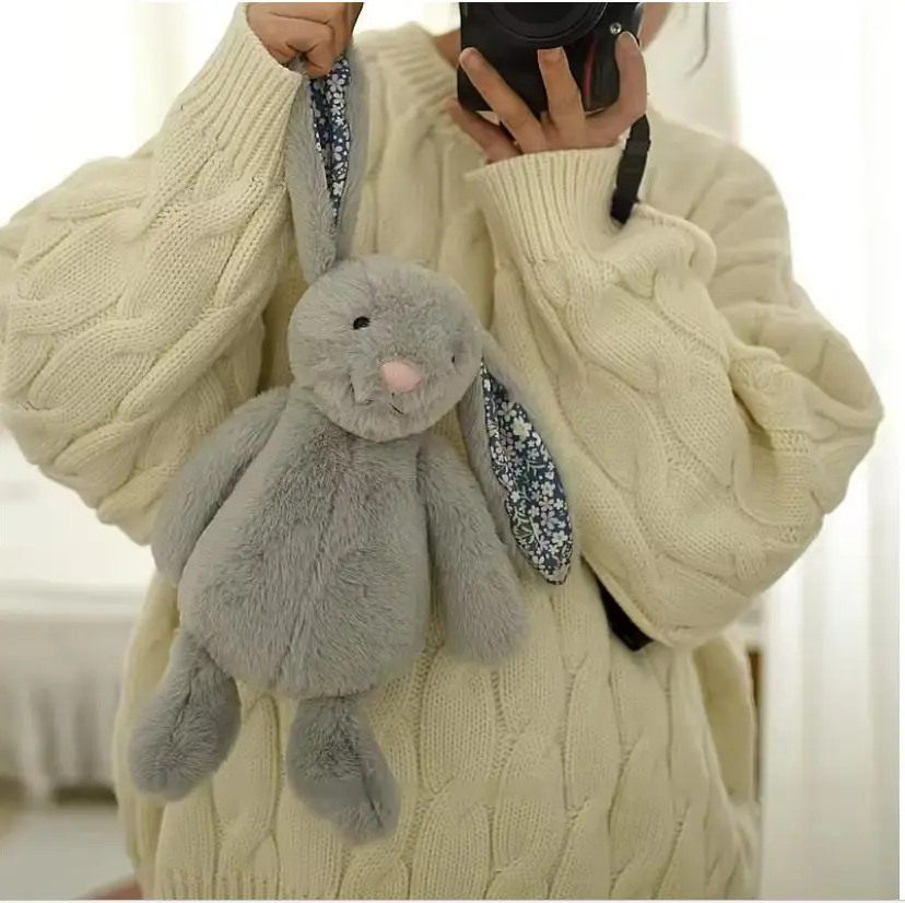 Long Ear Bunny Cartoon Toy Dolls For Kids Adorable Rabbit Stuffed Animal Doll Children Sleeping Companion Birthday Wedding Gift