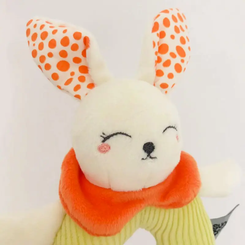 Cute Bunny Soft Appease Towel Baby Toys Soothe Reassure Sleeping Animal Blankie Towel Educational Rattles Clam Toy