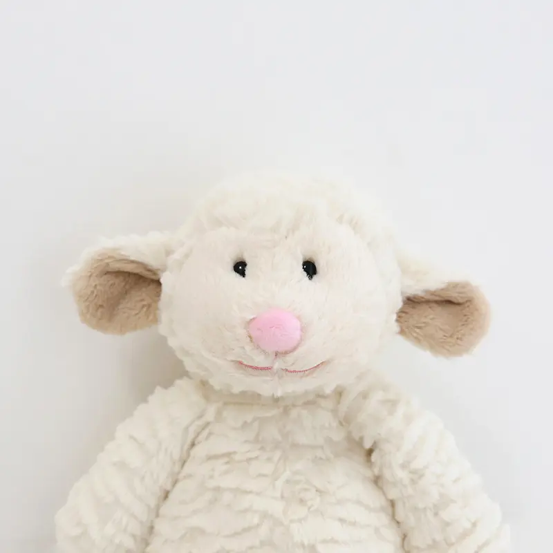 38cm Cute Stuffed Lamb Soft Plush Toy Sheep Home Office Decorations Birthday Gift for Toddler Kids