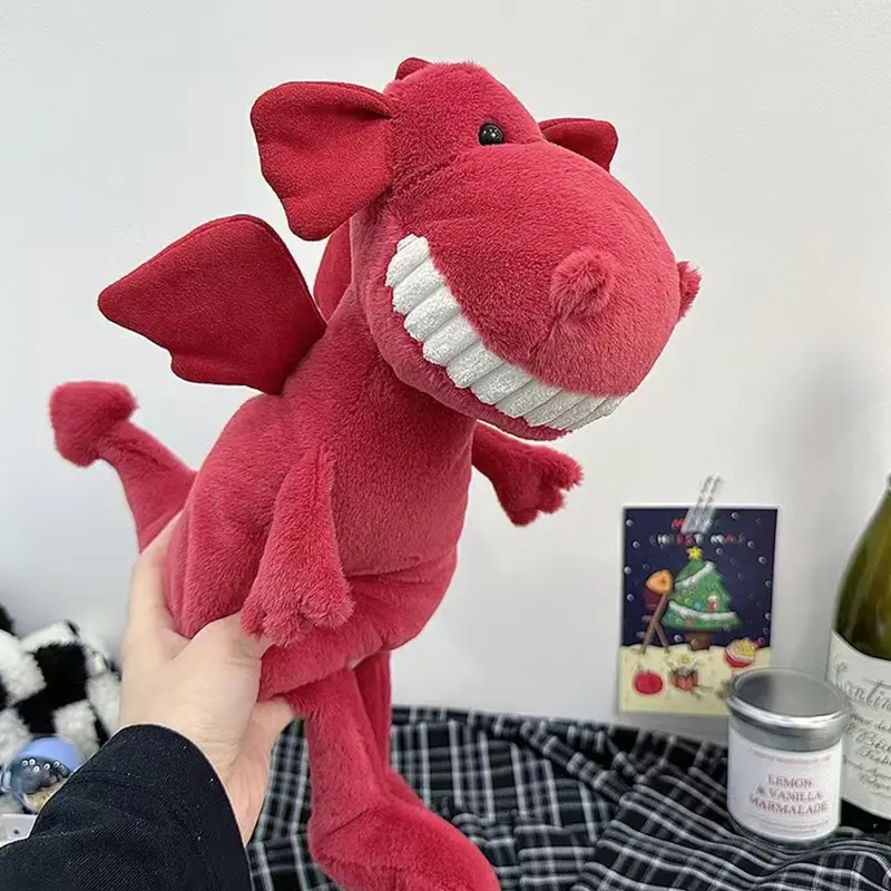 35cm Lovely Dinosaur Plush Toys Super Soft Cartoon Stuffed Animal Dino Dolls for Kids Baby Hug Doll Sleep Pillow Home Decor