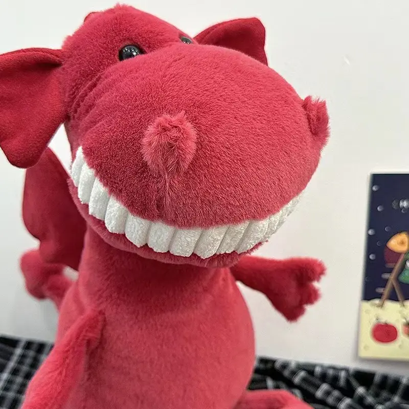 35cm Lovely Dinosaur Plush Toys Super Soft Cartoon Stuffed Animal Dino Dolls for Kids Baby Hug Doll Sleep Pillow Home Decor
