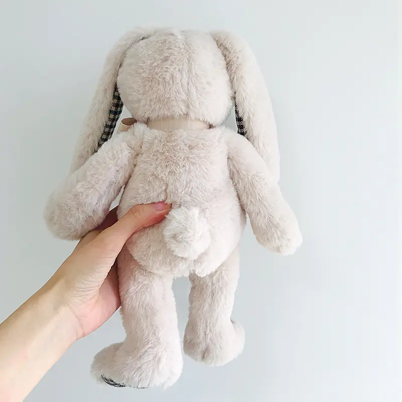 32cm Long Ears Bunny Plush Toys For Baby Girl Fluffy Rabbit Appease Doll Animal Stuffed Toy