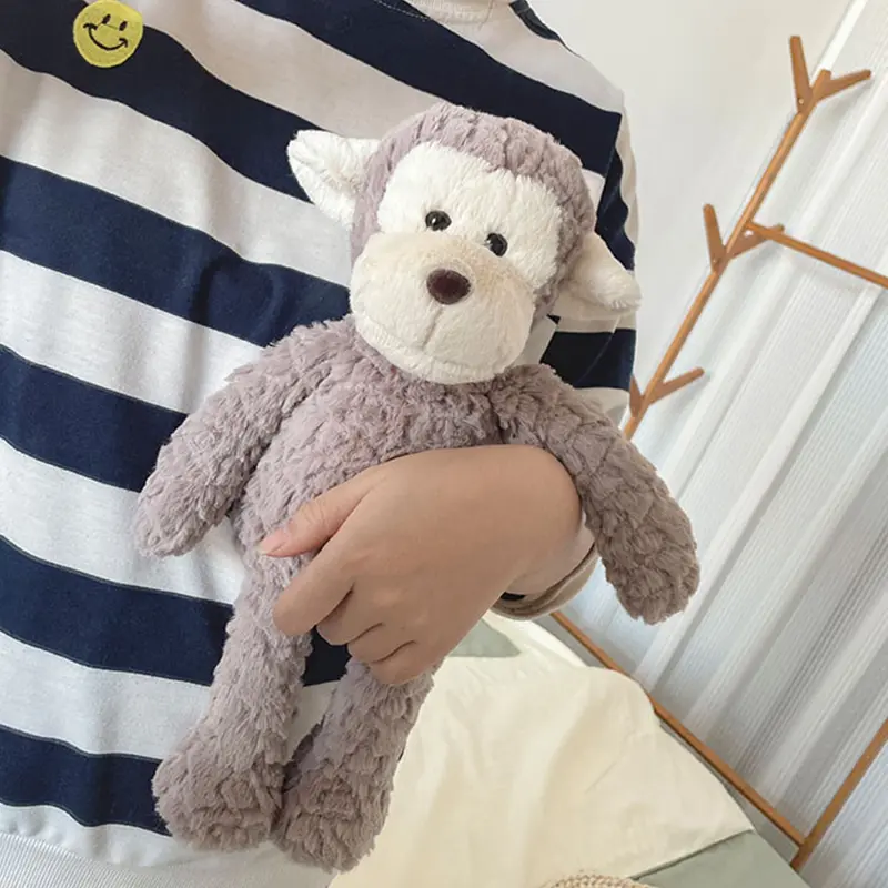 36cm Lovely Monkey Plush Toys Stuffed Soft Animal Dolls Kawaii Dolls for Kids Friends Birthday Presents
