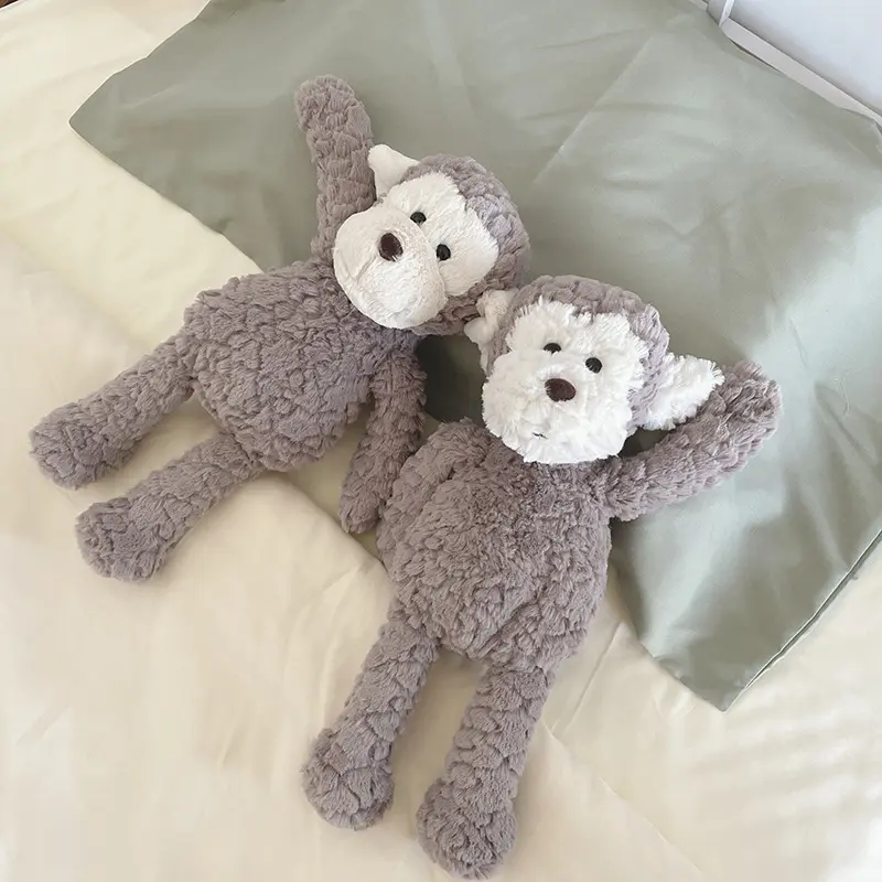 36cm Lovely Monkey Plush Toys Stuffed Soft Animal Dolls Kawaii Dolls for Kids Friends Birthday Presents
