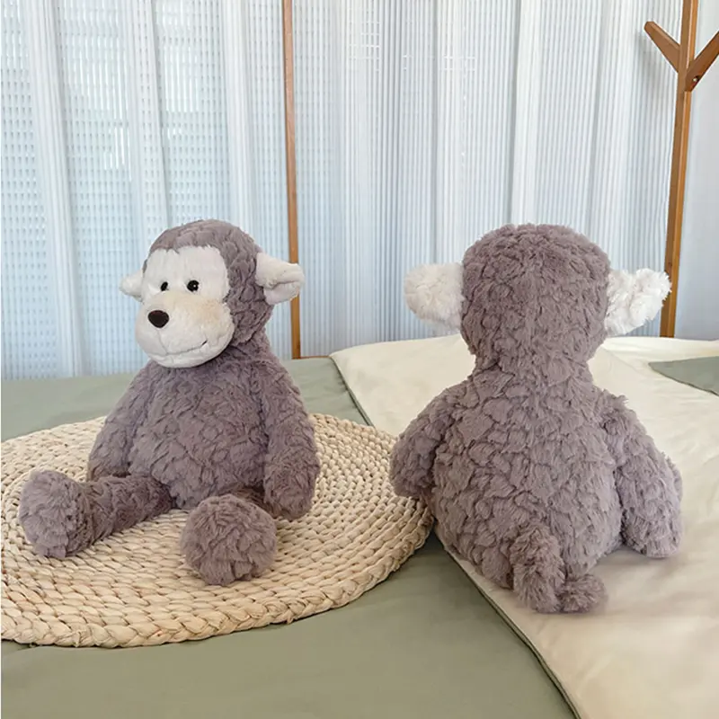 36cm Lovely Monkey Plush Toys Stuffed Soft Animal Dolls Kawaii Dolls for Kids Friends Birthday Presents