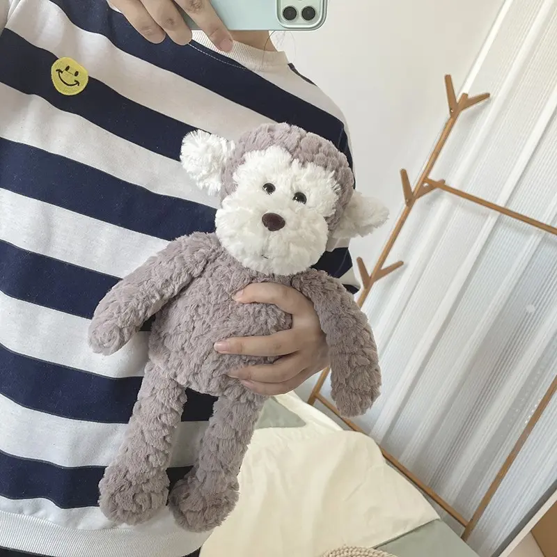 36cm Lovely Monkey Plush Toys Stuffed Soft Animal Dolls Kawaii Dolls for Kids Friends Birthday Presents