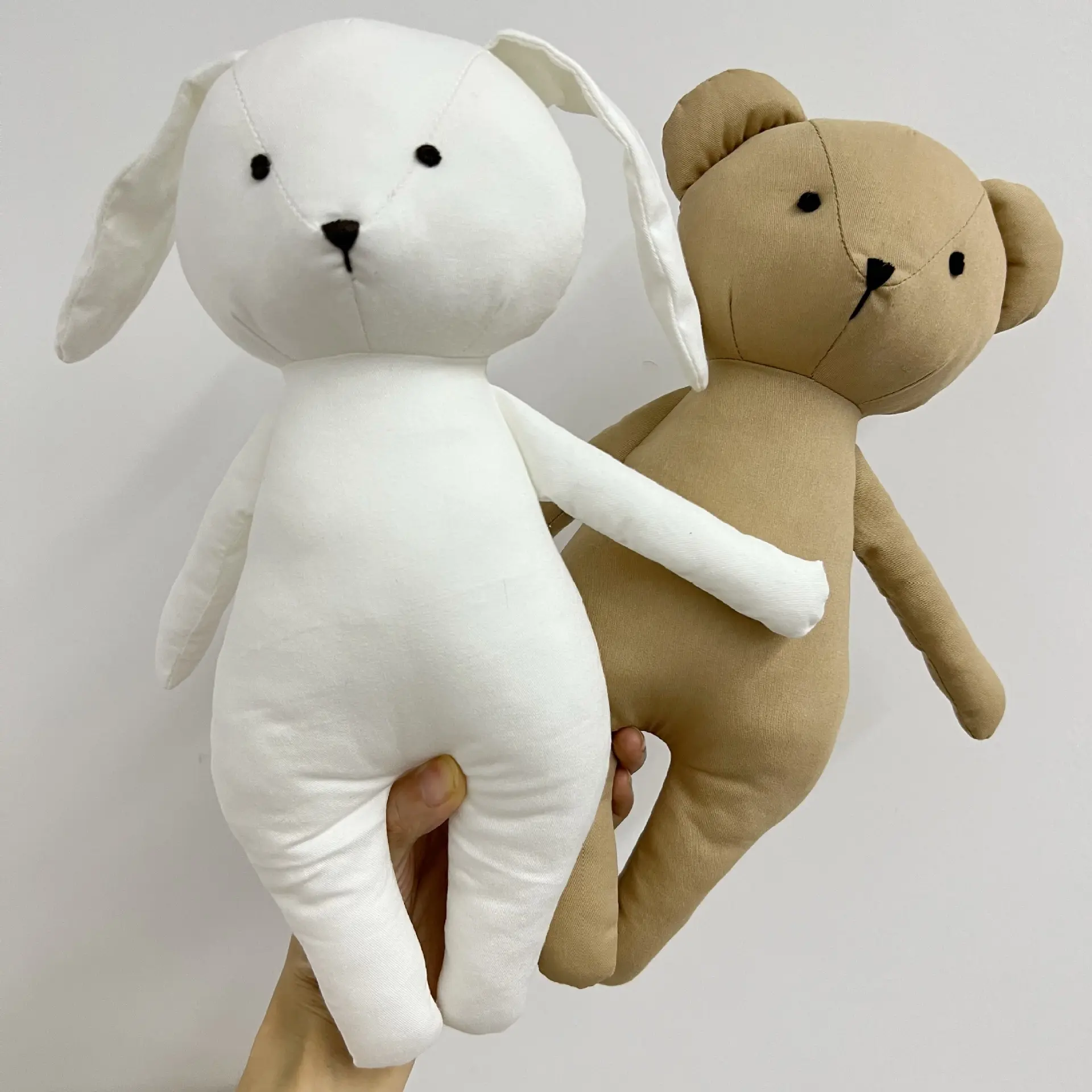 30cm Cute Appease Rabbit Bear Stuffed Animal Toys Infant Baby Comfort Dolls For Children Kids Birthday Gift