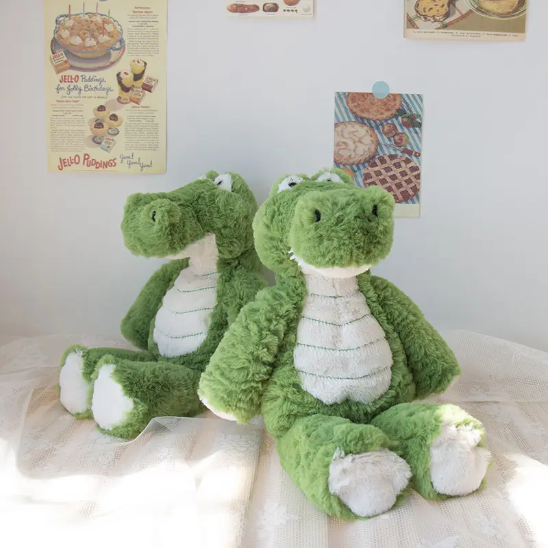 Crocodile Stuffed Animal - Plush Toys - Great for Nursery Decor - Baby Gifts - Cute Fluffy White  Polar Bear Plush Toy