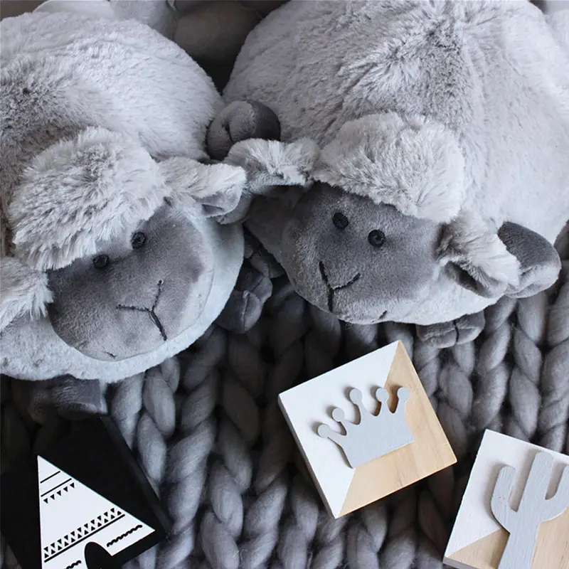 15cm Fluffy Cozy Huggable Chubby Sheep Toys Skin-friendly Stuffed Lamb Plush Doll  Home Bedroom Decor