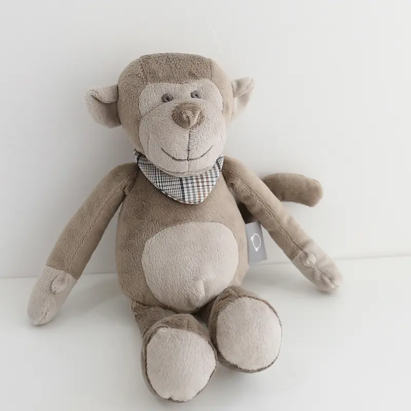 Plush Stuffed Monkeys 32cm Long Leg Brown Monkey Doll Soft Cuddly Sleeping Toys for Child