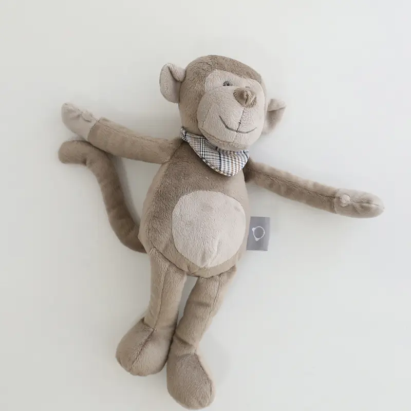 Plush Stuffed Monkeys 32cm Long Leg Brown Monkey Doll Soft Cuddly Sleeping Toys for Child