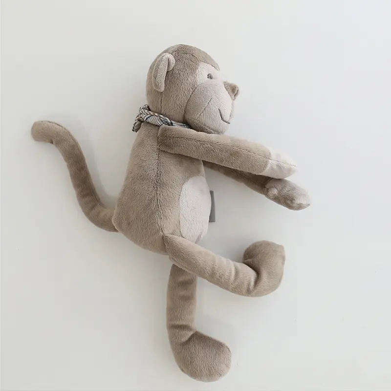 Plush Stuffed Monkeys 32cm Long Leg Brown Monkey Doll Soft Cuddly Sleeping Toys for Child