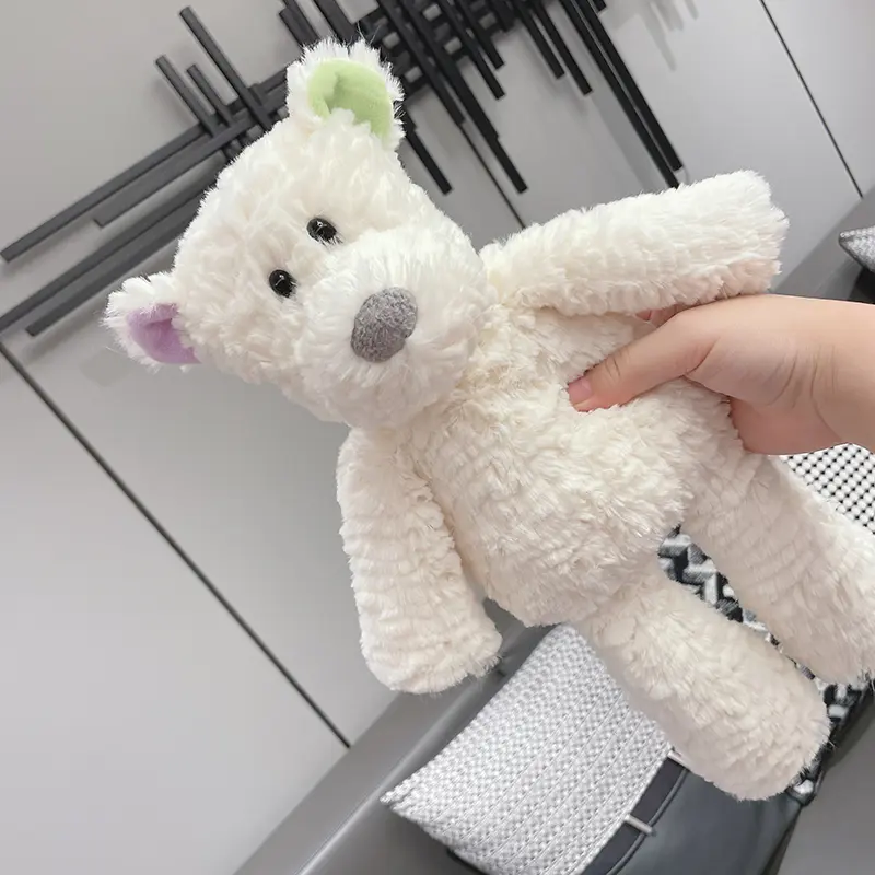 35cm Soft Bunny Bear Plush Stuffed Animal Toy Long Ears Rabbit Plush Bed Toy Comfort Doll Baby Sleeping Toys For Children