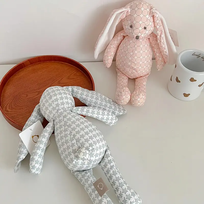 Long Eared Rabbit Stuffed Toy 30cm Cute Animal Bunny Decorative For Kids Room Decoration Baby Gifts