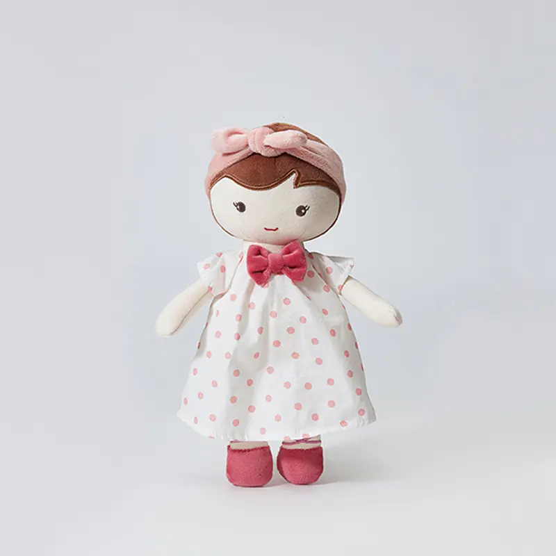 25cm Kawaii Plush Girl Boy Dolls with Clothes Soft Stuffed Dolls Lovely Plush Toys Girls Boys Toy Kids Birthday Gift