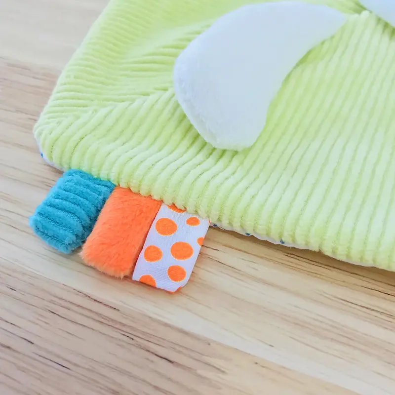 Cute Rabbit Soft Appease Towel for 0-12 Month Baby Soft Bunny Stuffed Animals Baby Comforter Toy Infant Sleeping Toys